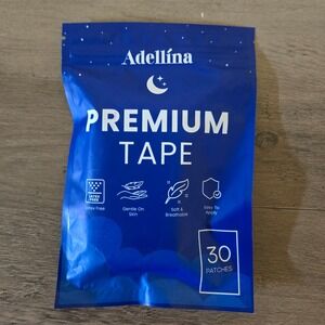 Adellina Premium Tape Lip Wrinkle Patches 30 Count Latex Free NEW